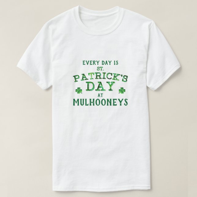Camiseta Cita divertida del día de St. Paddy (Diseño del anverso)