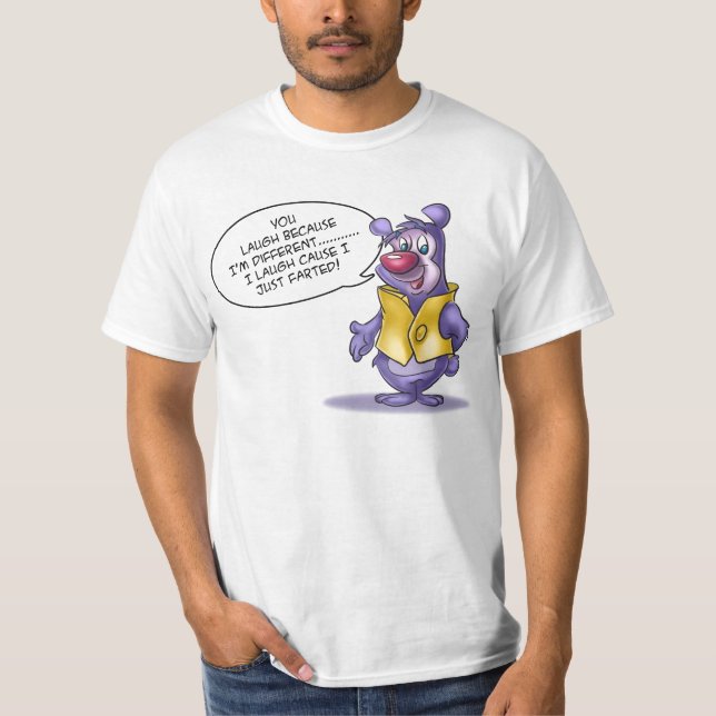 Camiseta Cita divertida del dibujo animado (Anverso)