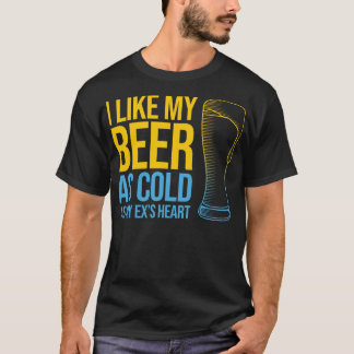Camiseta Cita divertida del divorcio - Me gusta mi cerveza 