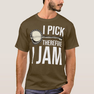 Camiseta Cita divertida del jugador de banjo