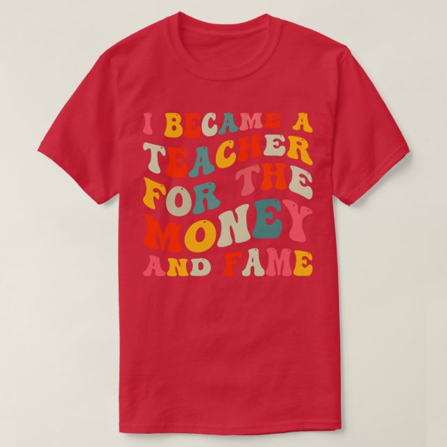 Camiseta Cita divertida del profesor (Diseño del anverso)