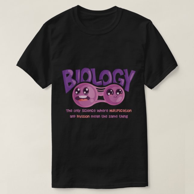 Camiseta Cita divertida del profesor de ciencias de la biol (Diseño del anverso)