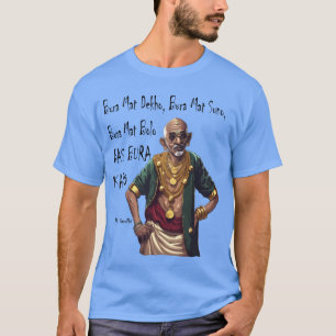 Camiseta Cita divertida del rapero Mahatma Gandhi Bas Bura