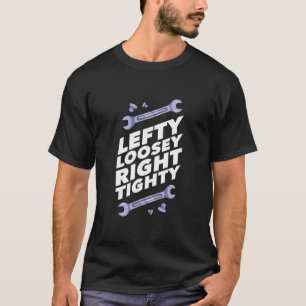 Camiseta Cita divertida del Taller de Lefty Loosey Righty S