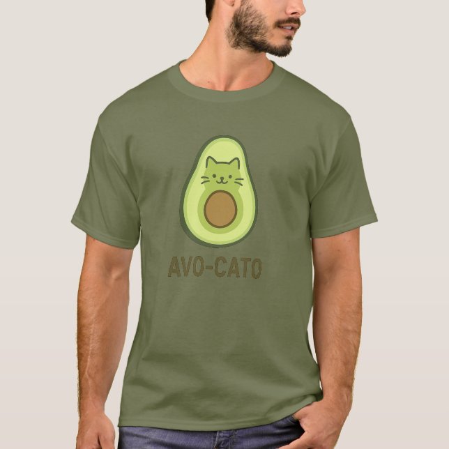 Camiseta Cita divertida diciendo Avo Cato Humor Gato Aguaca (Anverso)