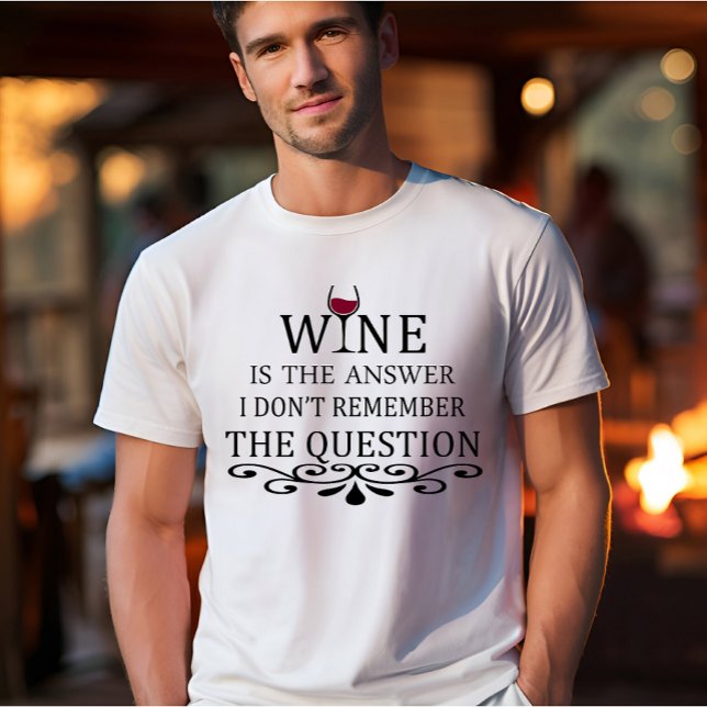 Camiseta Cita divertida el famoso lema de bebedores de vino (Subido por el creador)
