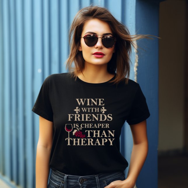 Camiseta Cita divertida el famoso lema de bebedores de vino (Subido por el creador)