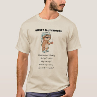 Camiseta Cita divertida en esloth Humor perezoso para los a