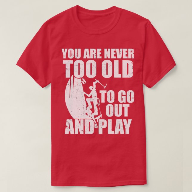 Camiseta Cita divertida escalada de hielo rock con pepino (Diseño del anverso)