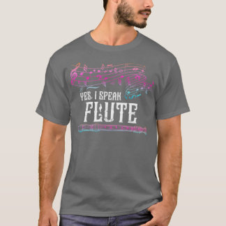 Camiseta Cita divertida, instrumento musical, flauta retro