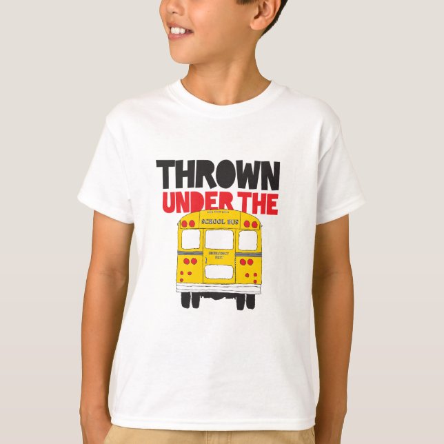 Camiseta Cita divertida para autobús de escuela amarilla (Anverso)