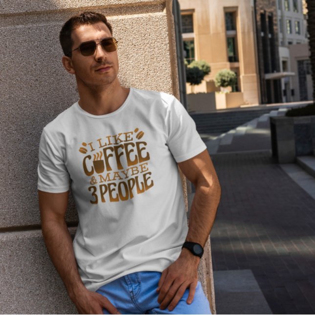 Camiseta Cita divertida para café (Subido por el creador)