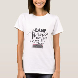 Camiseta Cita divertida para Camp Hair