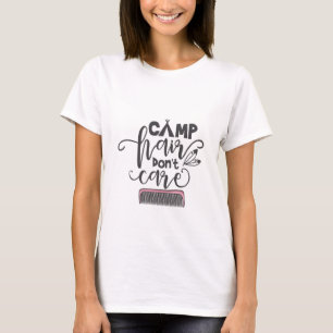 Camiseta Cita divertida para Camp Hair