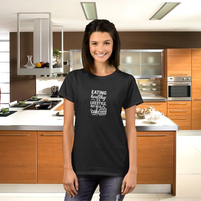 Camiseta Cita divertida para el estilo de vida de la salud  (Subido por el creador)