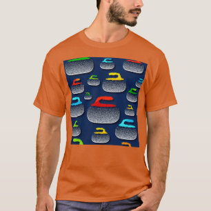 Camiseta Cita divertida para el patrón de curling del amant