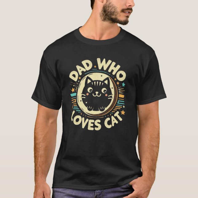 Camiseta Cita divertida para gato de Guay Cat Dad para gato (Anverso)