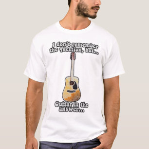 Camiseta Cita divertida para guitarristas. vintage colorido