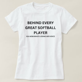 Camiseta Cita divertida para mamá de Softball | Sentido de 