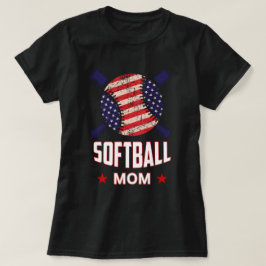 Camiseta Cita divertida para mamá de Softball | Sentido de 