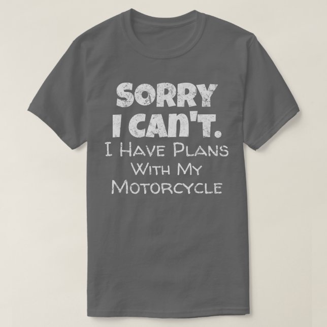 Camiseta Cita divertida para motocicleta - Descanso de los  (Diseño del anverso)