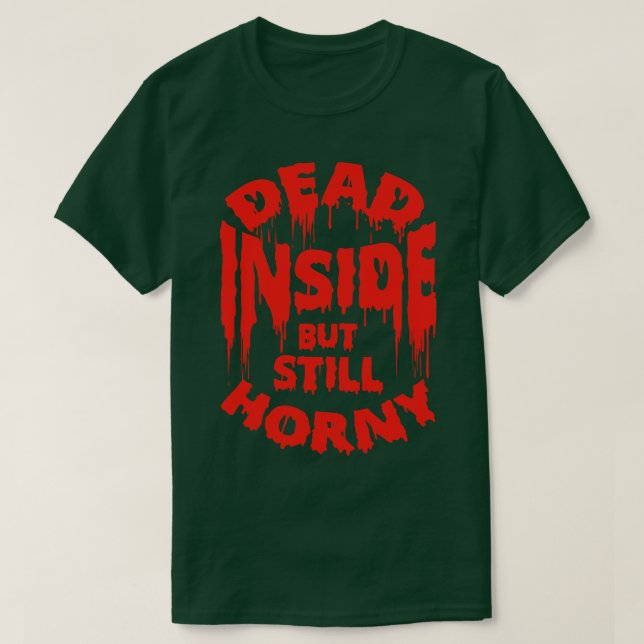 Camiseta Cita divertida pero aún así muerta (Diseño del anverso)