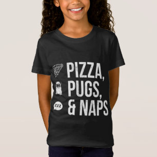 Camiseta Cita divertida: Pizza Pugs y Napas