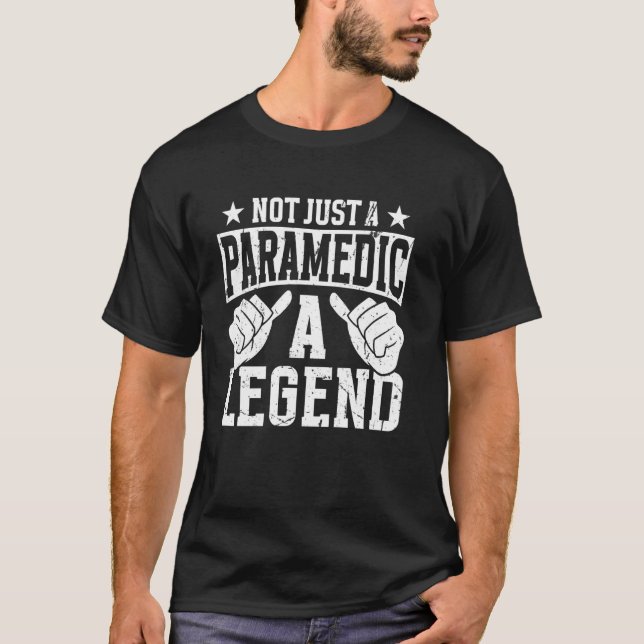 Camiseta Cita Divertida Profesión Paramédico (Anverso)