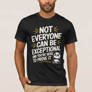 Camiseta Cita Divertida Sarcástica y Burlona de Panda Insul
