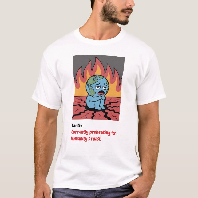Camiseta Cita divertida sobre el cambio climático - Precale (Anverso)