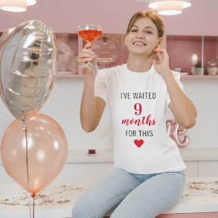 Camiseta Cita divertida sobre el embarazo de Red Post