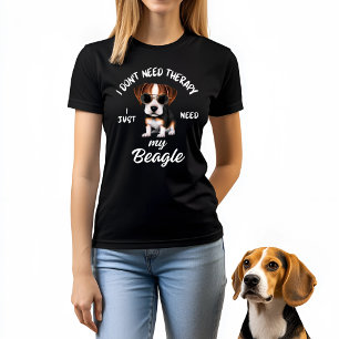 Camiseta Cita divertida sobre la terapia Beagle