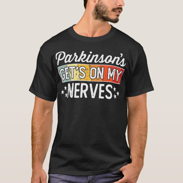 Camiseta Cita divertida sobre mis nervios (Anverso)