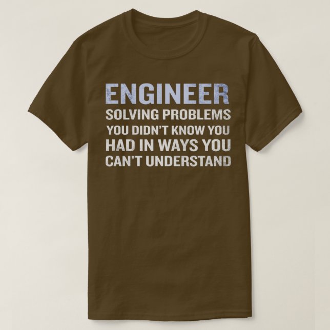 Camiseta Cita divertida sobre resolución de problemas de de (Diseño del anverso)