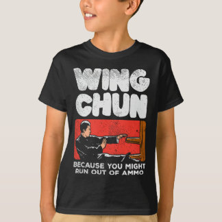 Camiseta Cita divertida sobre Wing Chun Fighter en artes ma