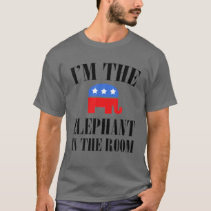 Camiseta Cita divertida: Soy elefante en la sala Gi republi