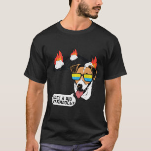 Camiseta Cita divertida ucraniana Perro patrón del puente B
