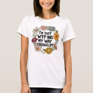 Camiseta Cita divertida vida dice que mamá papá padre