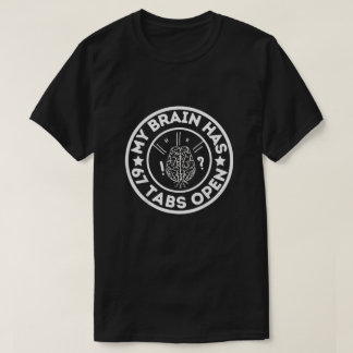 Camiseta Cita divertida y caótica del cerebro Humor Confusi