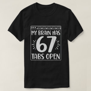 Camiseta Cita divertida y caótica del cerebro Humor Confusi
