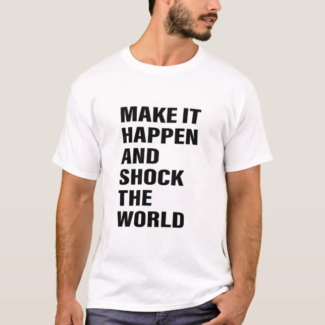 Camiseta Cita el éxito de arte La vida Consejos de arte mot (Anverso)