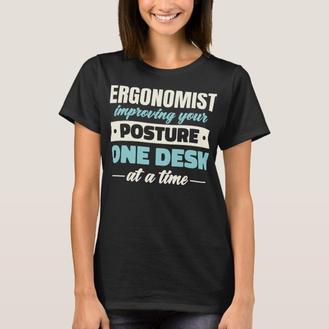 Camiseta Cita ergonómica divertida (Anverso)