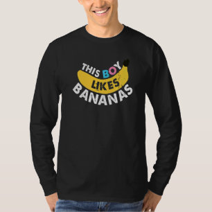 Camiseta Cita Este Chico Le Gustan Plátanos Orgullo Gay Amo
