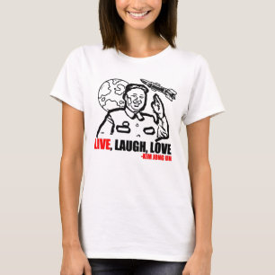 Camiseta Cita Estética de Texto 'Vive Ríe Ama'