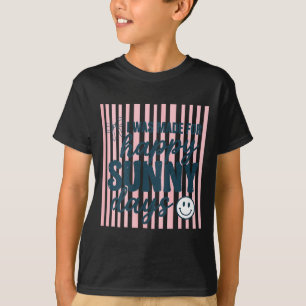 Camiseta Cita estética positiva de verano feliz para mujere