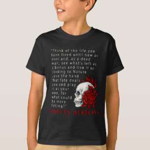 Camiseta Cita Estólica Marcus Aurelius Y Stull Stoicism Gif