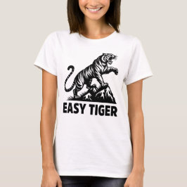 Camiseta Cita fácil y divertida para animales de gato grand