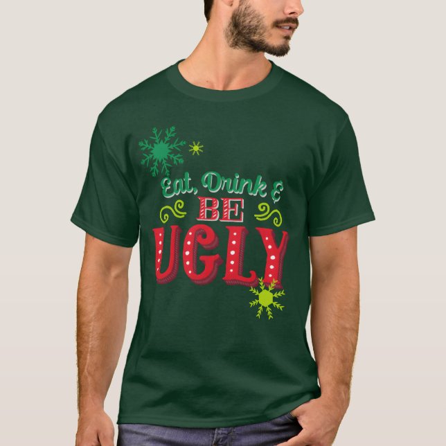 Camiseta Cita fea de Navidad niño (Anverso)