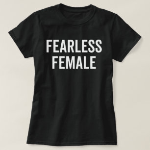 Camiseta Cita feminista intrépida