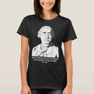 Camiseta Cita filosófica David Hume escéptico
